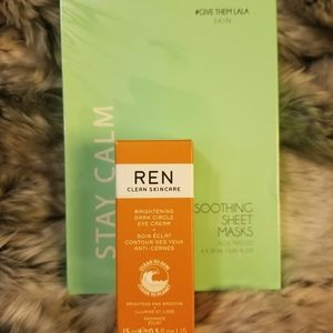 Give them Lala Sheet Masks / Ren Clean Skincare set